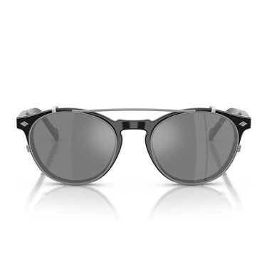 Vogue Occhiali da Vista VO5751S W44/1W Nero/Trasparente con Clip Grigio Uomo