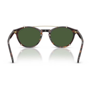 Vogue Occhiali da Vista VO5751S W6561W Marrone Scuro/Trasparente con Clip Verde Uomo 5