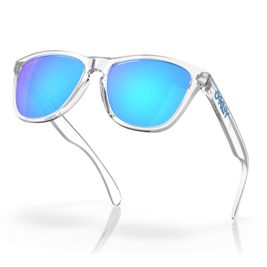 oakley Occhiali da Sole OO9013 9013D0 Frogskins Trasparente-Azzurro Unisex 4