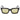 Off-White Gafas de Sol OERI14C 1018 Clip On Negro/Amarillo Unisex