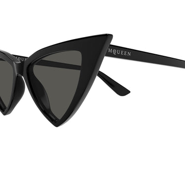 Alexander McQueen Occhiali da Sole AM0518S 002 Nero Grigio Donna 3