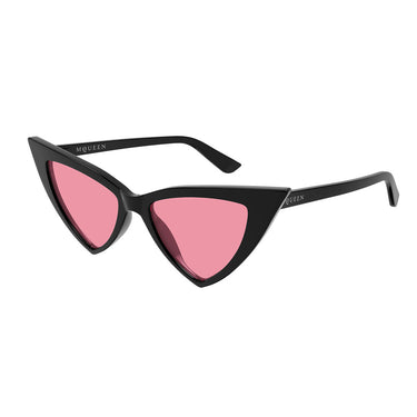 Alexander McQueen Occhiali da Sole AM0518S 003 Nero Rosa Donna 2