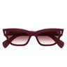 Alexander McQueen Occhiali da Sole AM0548S 003 Burgundy Rosso Donna 