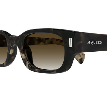 Alexander McQueen Occhiali da Sole AM0549S 002 Marrone Marrone Donna 3