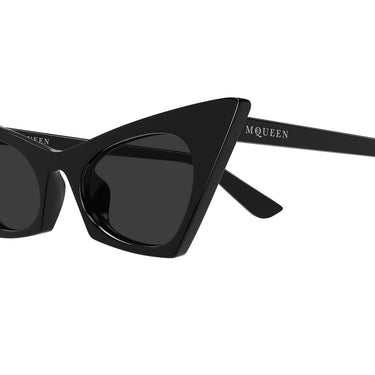 Alexander McQueen Occhiali da Sole AM0557S 001 Nero Grigio Donna 3