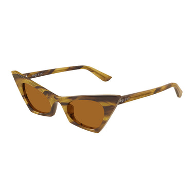 Alexander McQueen Occhiali da Sole AM0557S 003 Marrone Chiaro Marrone Donna 2