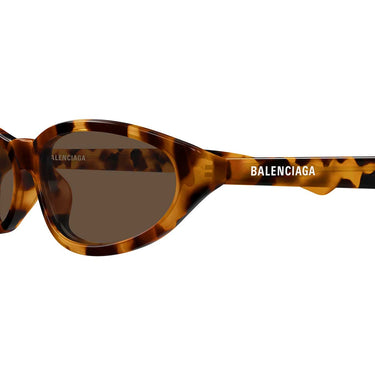 Balenciaga Occhiali da Sole BB0007S 018 Marrone/Marrone Unisex 3