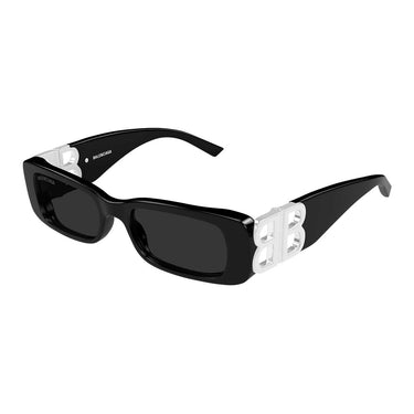 Balenciaga Occhiali da Sole BB0096S 030 Nero/Grigio Unisex 2
