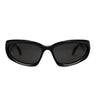 Balenciaga Sunglasses BB0157S 001 Justin Bieber Black/Grey Men