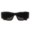 Balenciaga Sunglasses BB0395S 001 Black/Grey Women