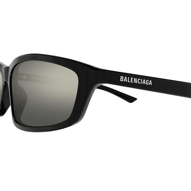 Balenciaga Occhiali da Sole BB0401S 002 Nero/Bianco Unisex 3