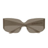 Balenciaga Sunglasses BB0421S 002 Brown Brown Unisex