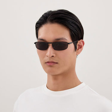 Balenciaga Sunglasses BB0451S 001 Black Gray Unisex 4