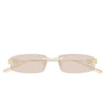 Balenciaga Occhiali da Sole BB0488S 009 Oro/Marrone Uomo