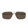 Balenciaga Occhiali da Sole BB0492S 002 Rutenio Marrone Uomo 