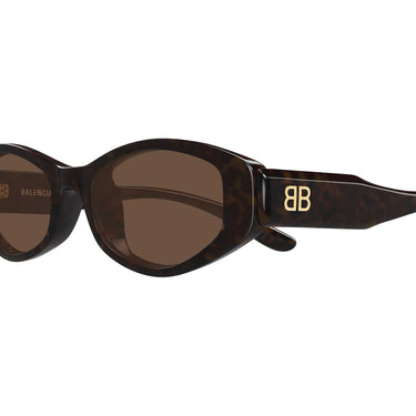 Balenciaga Occhiali da Sole BB0509S 002 Marrone/Marrone Donna 3