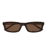 Balenciaga Occhiali da Sole BB0526S 002 Marrone/Marrone Unisex