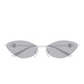 Balenciaga Occhiali da Sole BB0536S 003 Argento/Grigio Donna