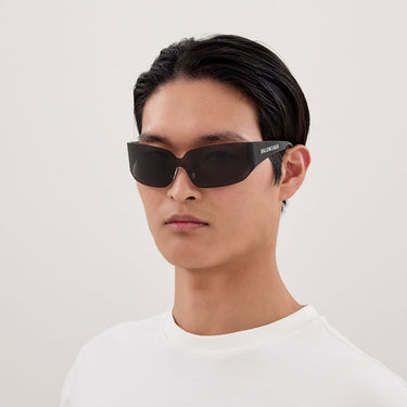 Balenciaga Sunglasses BB0421S 001 Gray/Gray Unisex 4