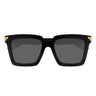 Bottega Veneta Sunglasses BV1005S 001 Black/Grey Women
