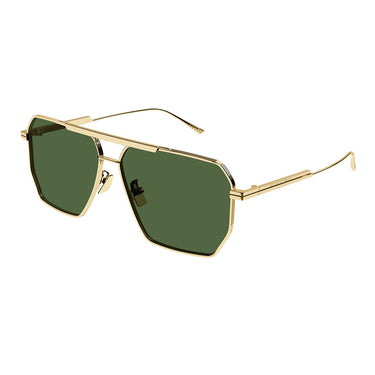 Bottega Veneta Occhiali da Sole BV1012S 004 Oro/Verde Uomo2