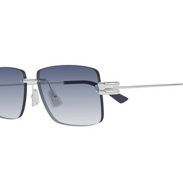 Bottega Veneta Occhiali da Sole BV1126S 005 Argento/Blu Uomo 3
