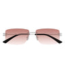 Bottega Veneta Lunettes de Soleil BV1126S 007 Argent/Rouge Homme