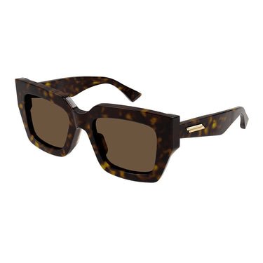 Bottega Veneta Occhiali da Sole BV1212S 002 Marrone Marrone Donna 2