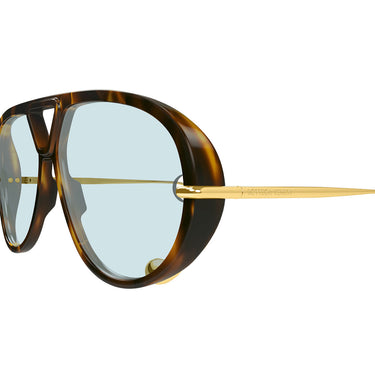 Bottega Veneta Occhiali da Sole BV1273S 007 Drop Aviator Havana/Verde Unisex 3