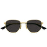 Bottega Veneta Sunglasses BV1301S 005 Gold/Grey Unisex