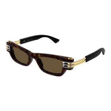 Bottega Veneta Occhiali da Sole BV1308S 002 Havana/Marrone Unisex 2