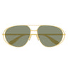 Bottega Veneta Gafas de Sol BV1344S 001 Oro-Verde Unisex