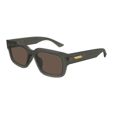 Bottega Veneta Occhiali da Sole BV1359SA 004 Grigio/Marrone Unisex 2