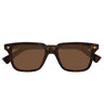Bottega Veneta Lunettes de Soleil BV1363S 002 Havana/Marron Unisexe