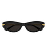 Bottega Veneta Sonnenbrille BV1368S 001 Schwarz/Grau Damen