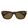 Bottega Veneta Sonnenbrille BV1369S 002 Havana/Braun Damen