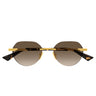 Bottega Veneta Sonnenbrille BV1379S 003 Gold/Braun Herren