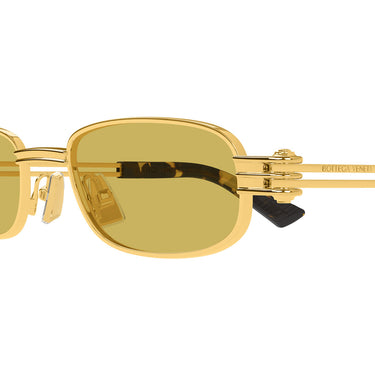Bottega Veneta Occhiali da Sole BV1381S 002 Oro/Giallo Unisex 3