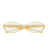 Bottega Veneta Occhiali da Sole BV1386S 008 Oro/Trasparente Unisex