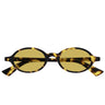 Bottega Veneta Lunettes de Soleil BV1388S 002 Havana/Jaune Unisexe
