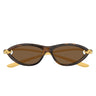Bottega Veneta Sonnenbrille BV1390S 002 Gold/Braun Damen