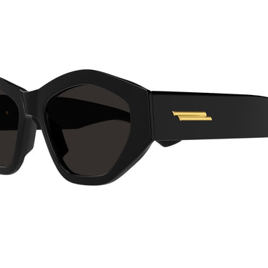 Bottega Veneta Lunettes de Soleil BV1408S 001 Noir Gris Femme 3