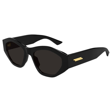 Bottega Veneta Lunettes de Soleil BV1408S 001 Noir Gris Femme 2