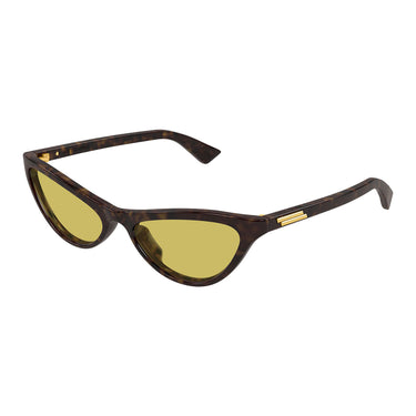 Bottega Veneta Occhiali da Sole BV1414S 002 Marrone Marrone Donna 2