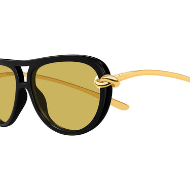 Bottega Veneta Occhiali da Sole BV1418S 001 Oro/Giallo Donna 4