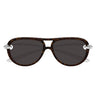 Bottega Veneta Sunglasses BV1418S 002 Silver/Brown Women