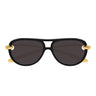 Bottega Veneta Sunglasses BV1418S 005 Black Gold Women