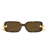 Bottega Veneta Occhiali da Sole BV1439S 002 Oro Marrone/Marrone Donna