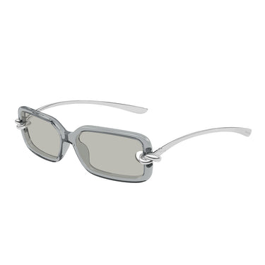 Bottega Veneta Occhiali da Sole BV1439S 004 Argento Grigio Donna 2
