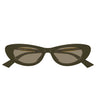 Bottega Veneta Occhiali da Sole BV1447S 005 Verde Marrone Donna 